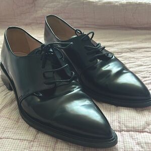 Barneys New York leather oxfords